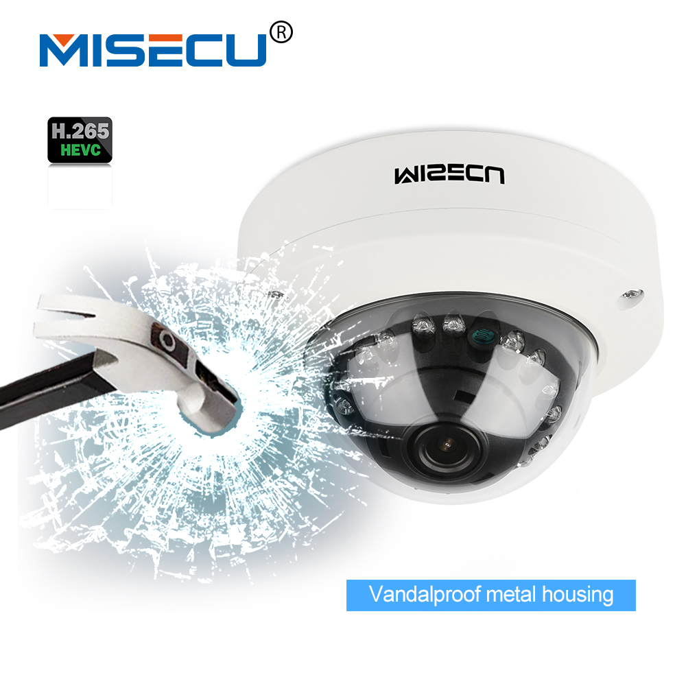 MISECU 2.8mm Vandalproof H265 / H264 48V POE ī޶ 1080P 960P 720P Onvif P2P   RTSP ̸ ˸ ݼ POE  ī޶/MISECU 2.8mm Vandalproof H265/H264 48V P